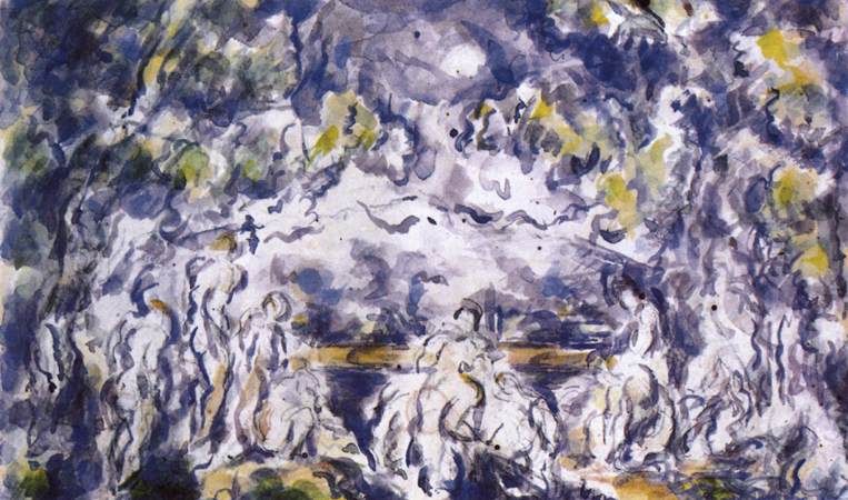 Bathers by CÉZANNE, Paul