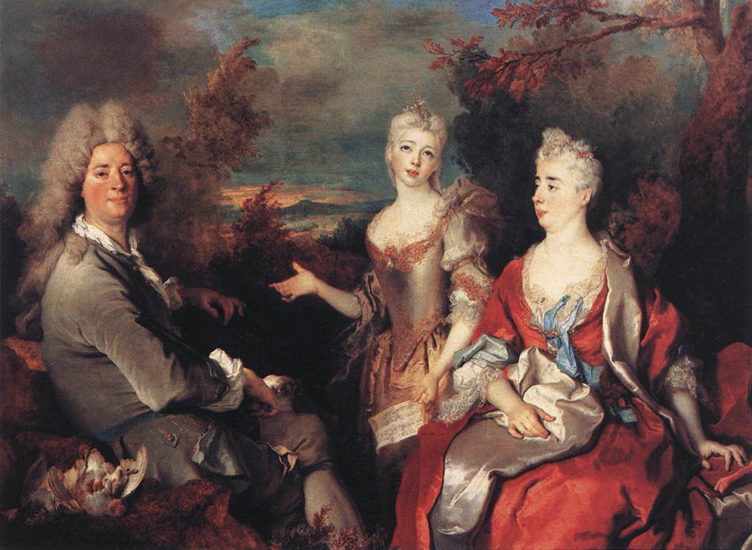 The Artist and his Family by LARGILLIÈRE, Nicolas de