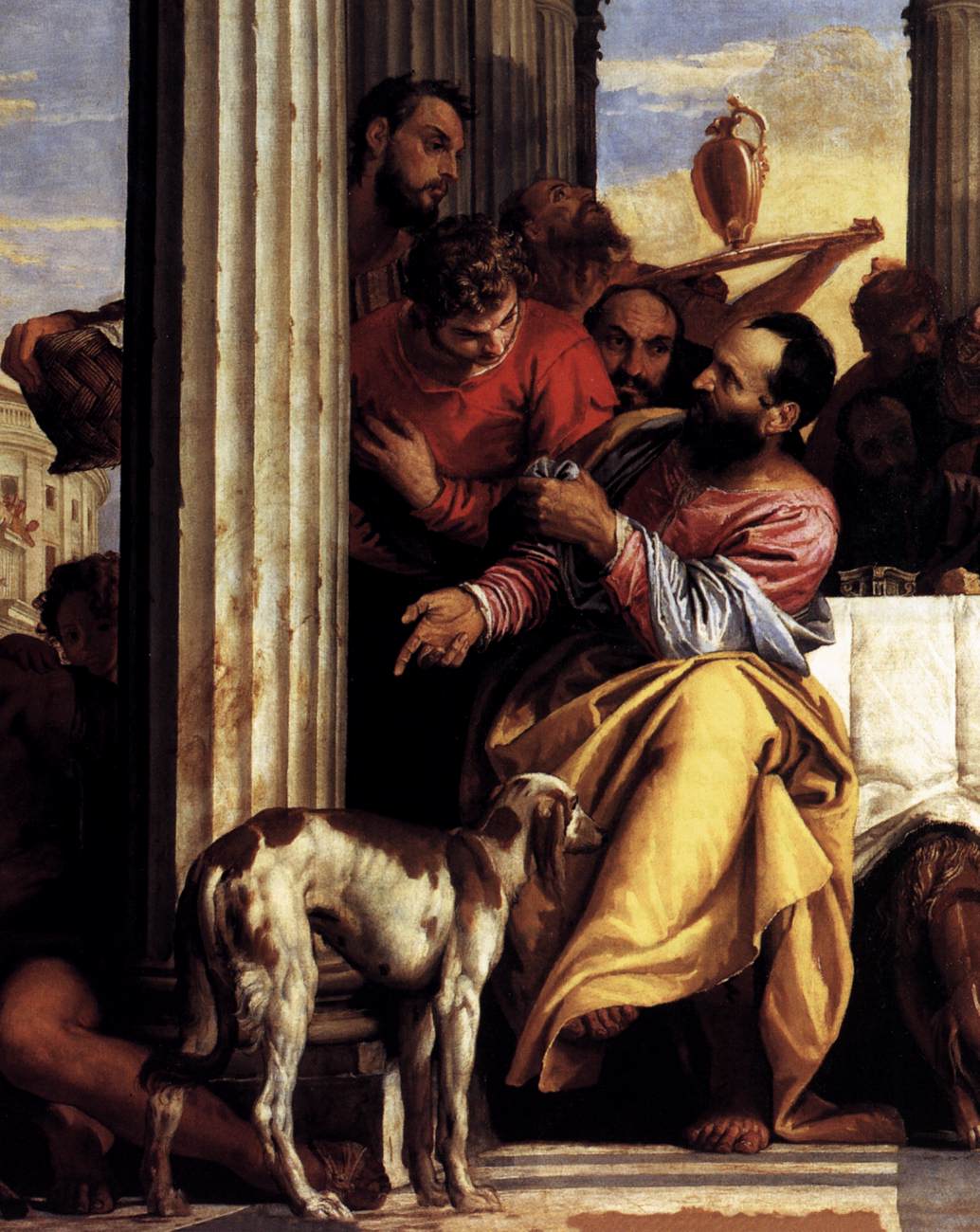 Feast in the House of Simon (detail) by VERONESE, Paolo