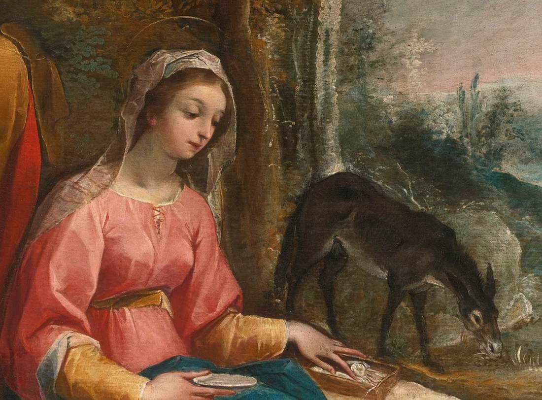 Rest on the Flight into Egypt (detail) by