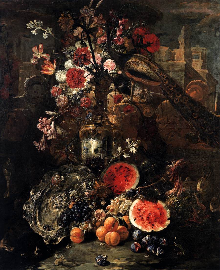 Decorative Still-Life by MALINCONICO, Nicola