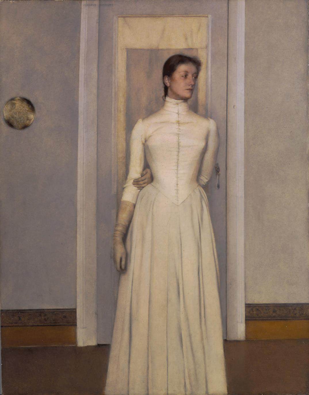 Portrait of Marguerite Khnopff by KHNOPFF, Fernand