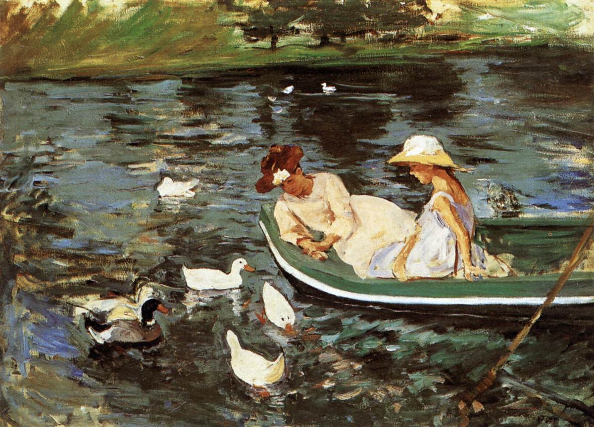 Summertime by CASSATT, Mary