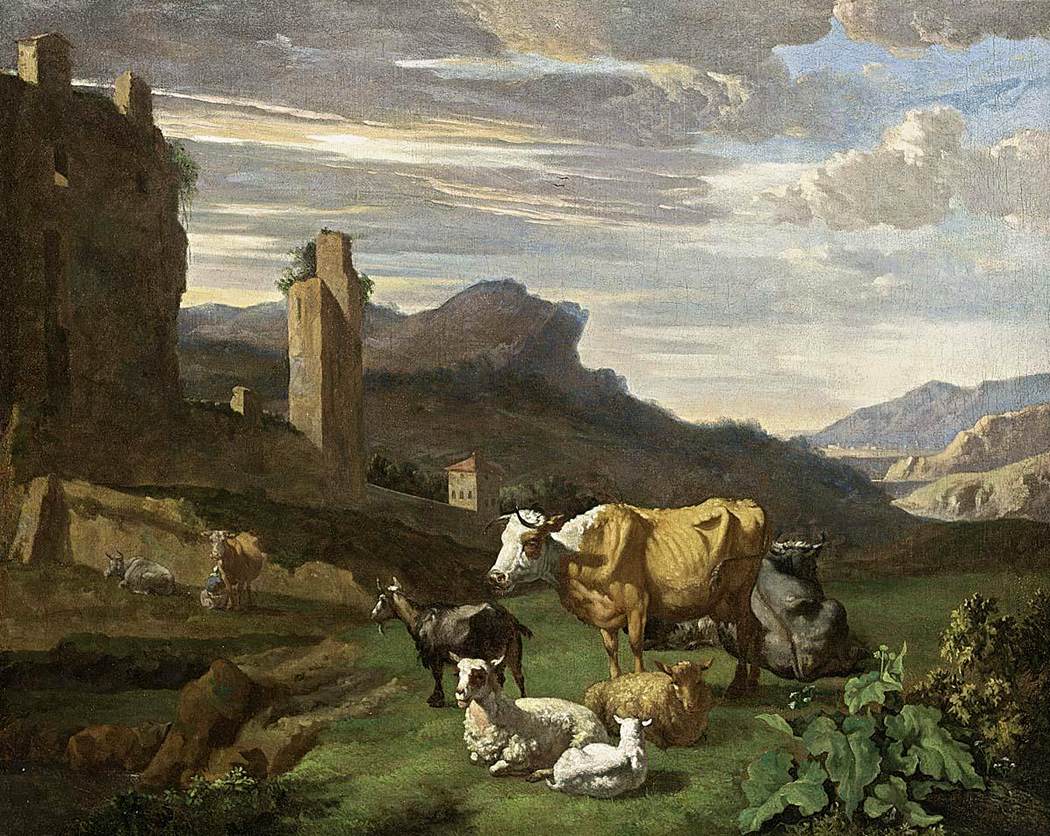 Italianate Landscape by ROMEIJN, Willem