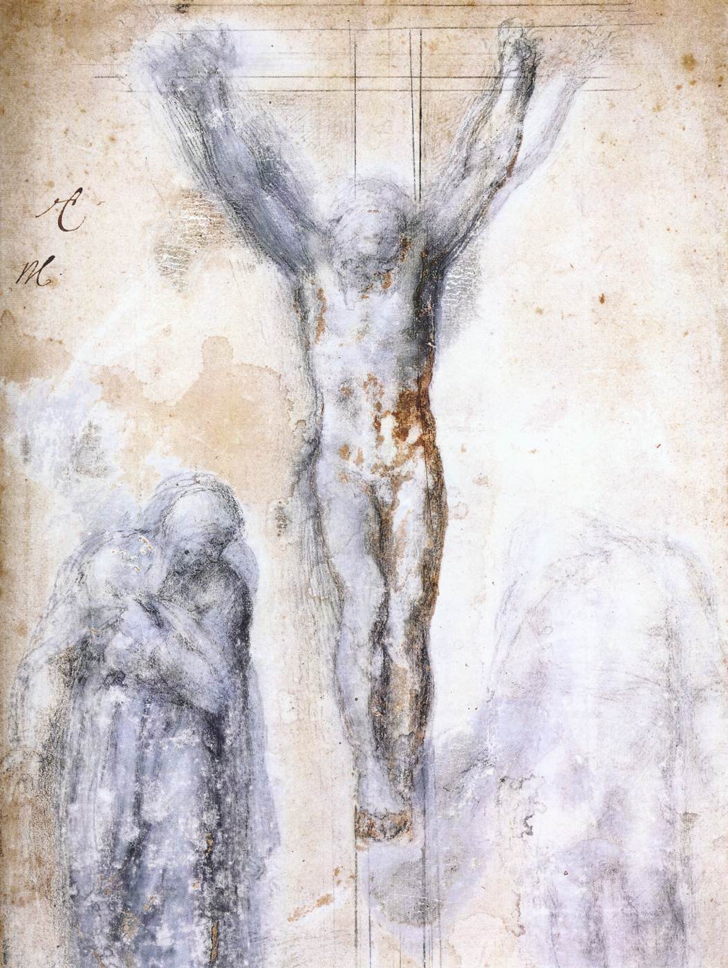 Christ Crucified between the Virgin and St John by