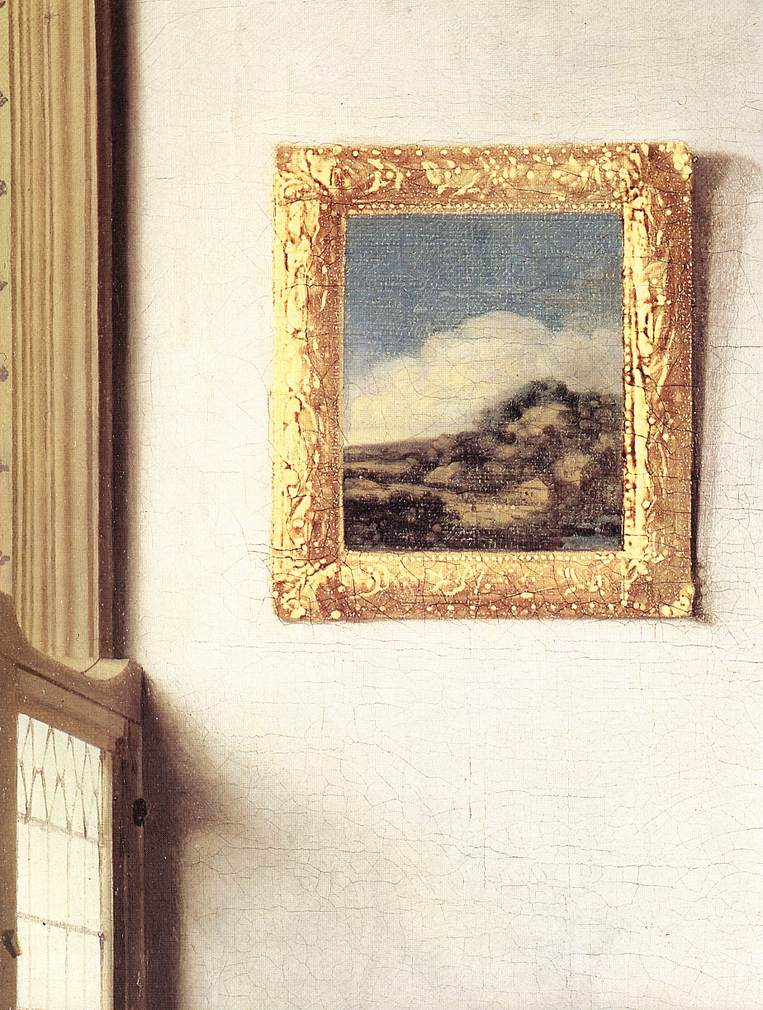 Lady Standing at a Virginal (detail) by VERMEER, Johannes