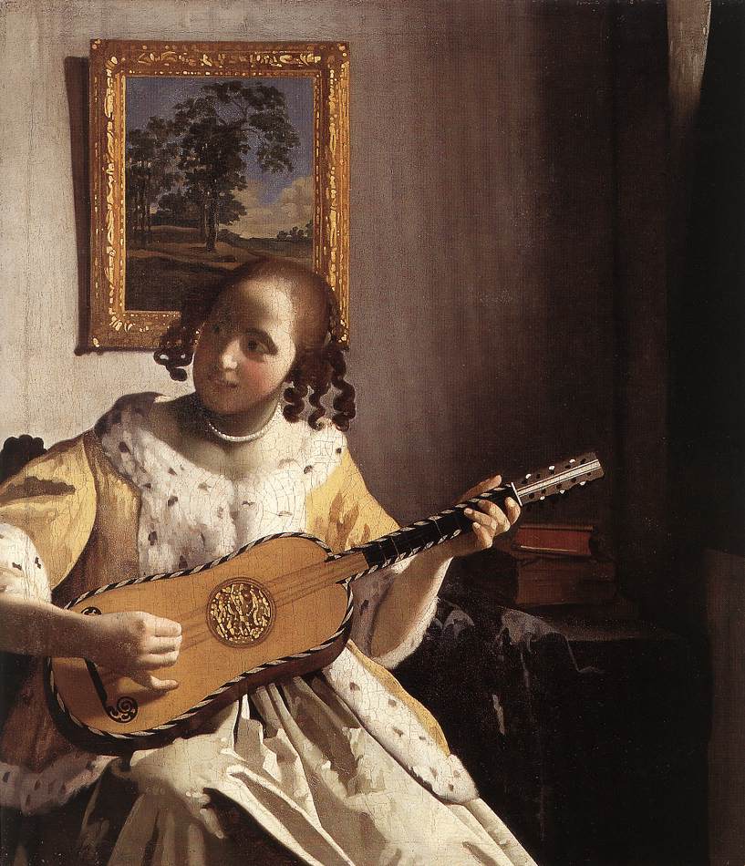 The Guitar Player by VERMEER, Johannes