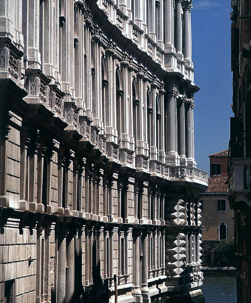 Ca' Pesaro: Façade on the Rio delle Due Torri by LONGHENA, Baldassare