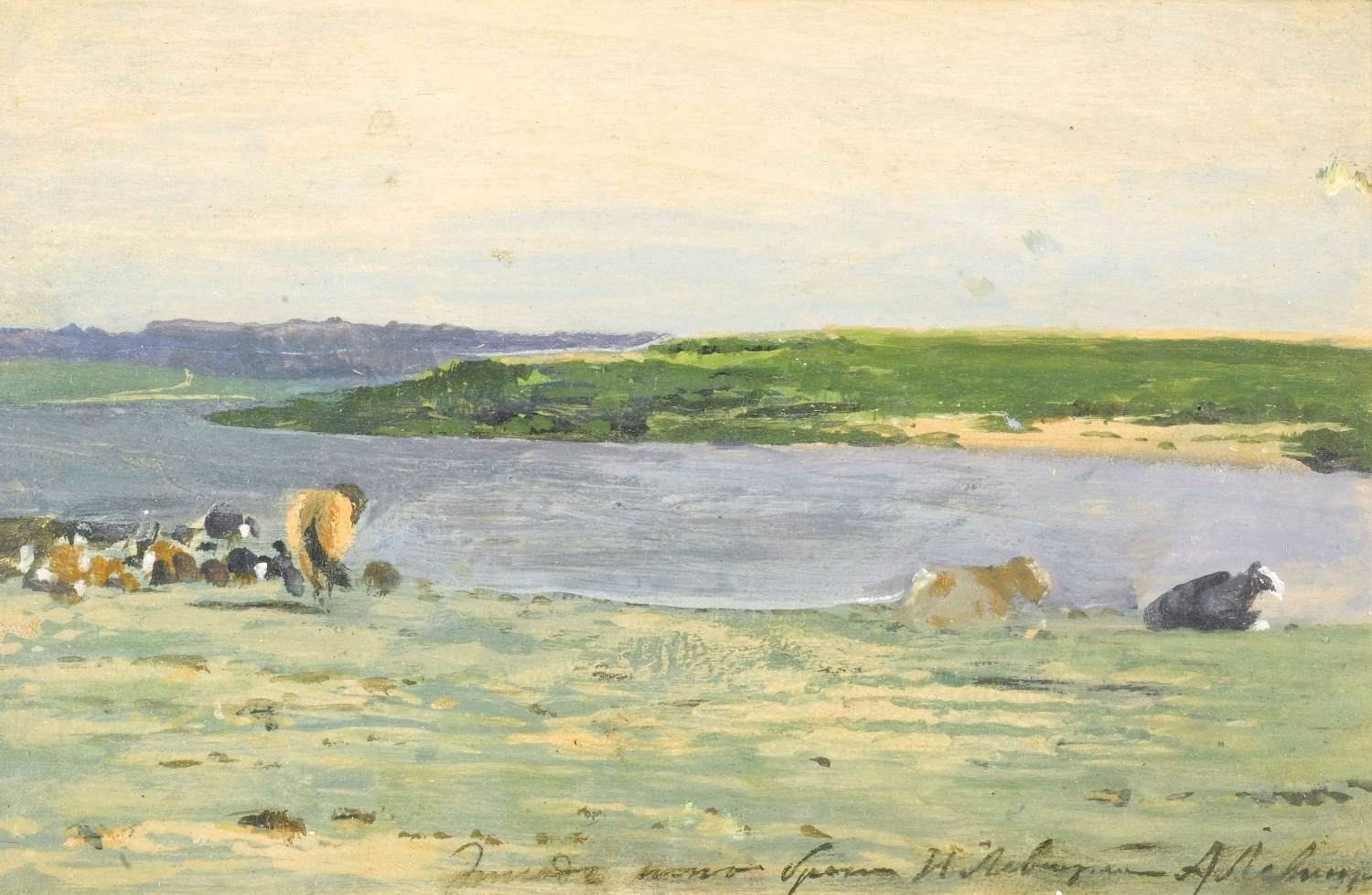 River Landscape by LEVITAN, Isaak Ilyich