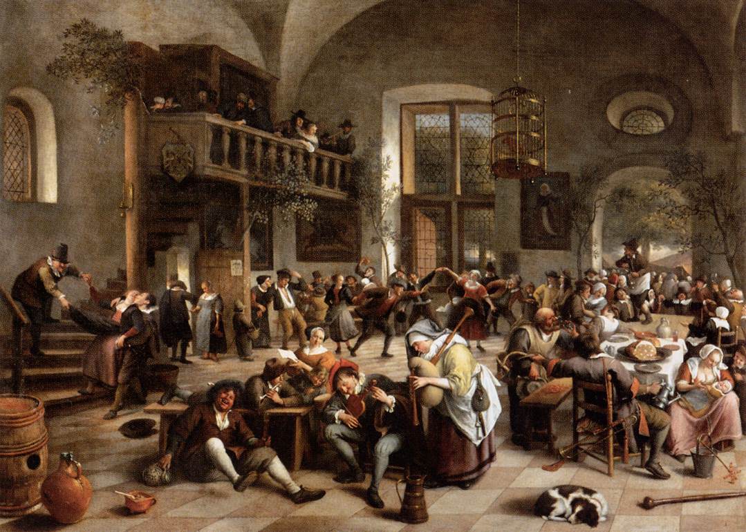 Revelry at an Inn by STEEN, Jan