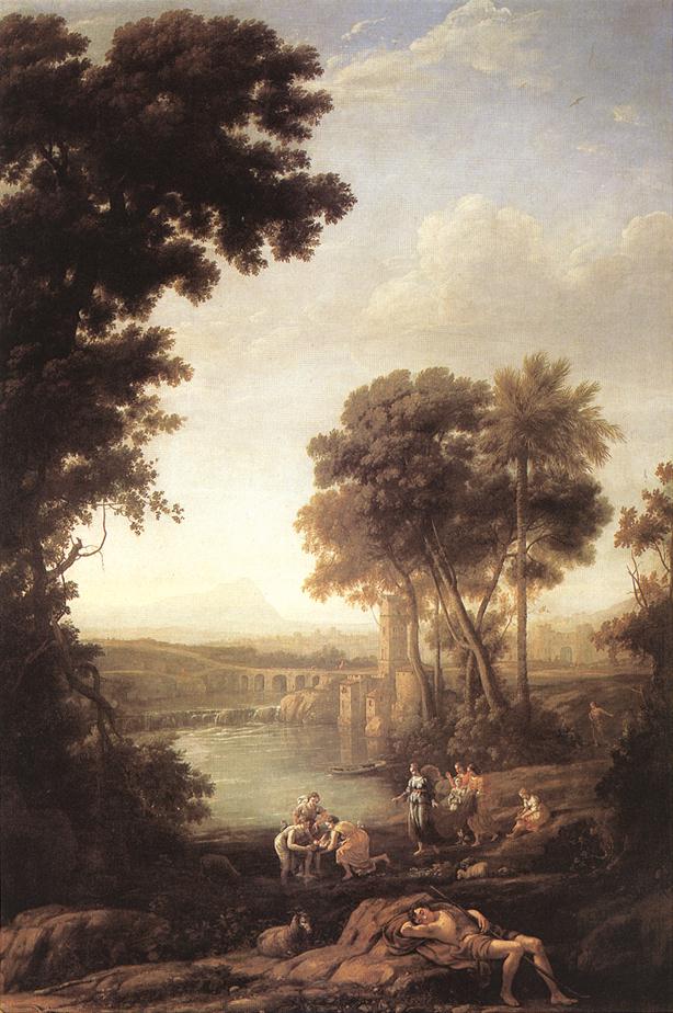 Landscape with the Finding of Moses by