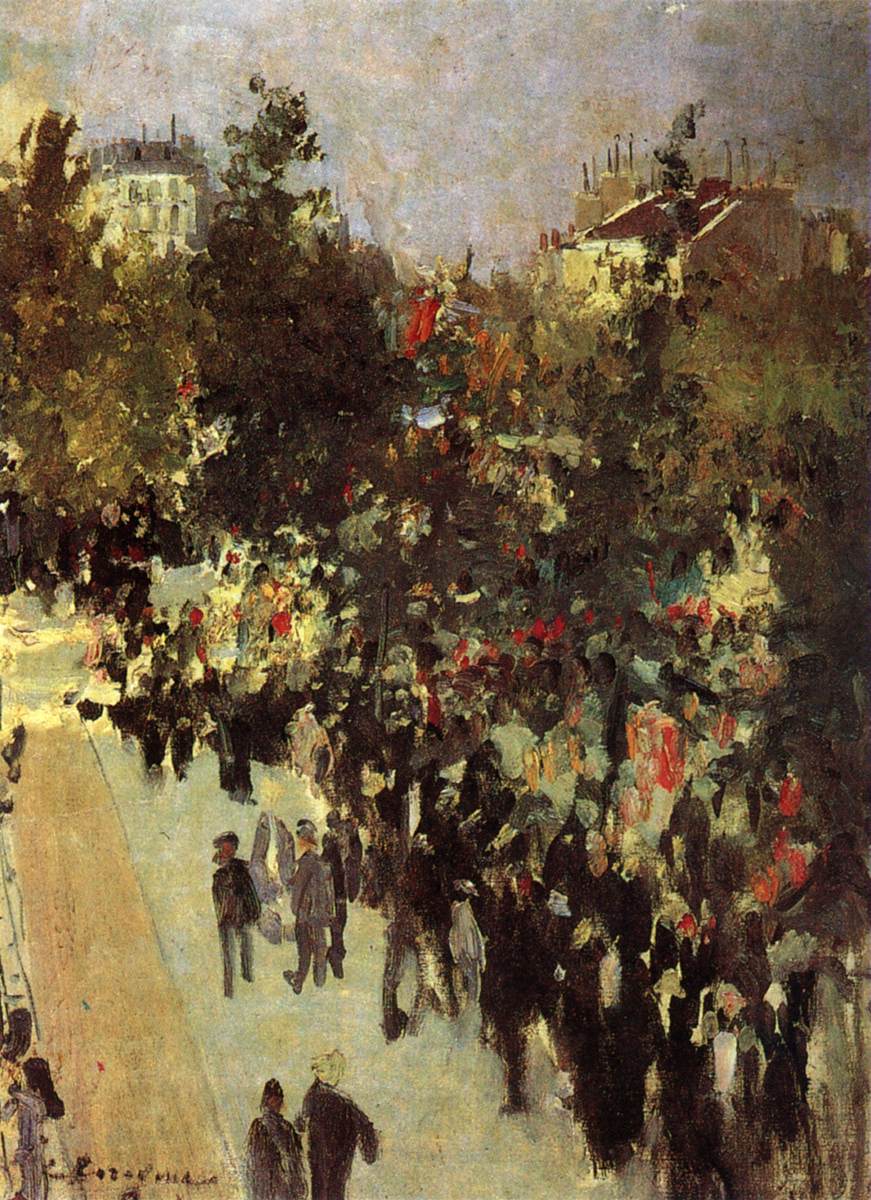 Boulevard des Capucines, Paris by KOROVIN, Konstantin Alekseyevich