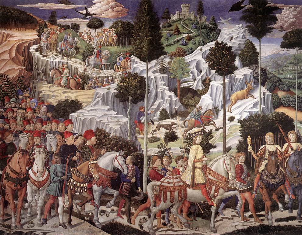 Procession of the Youngest King (east wall) by