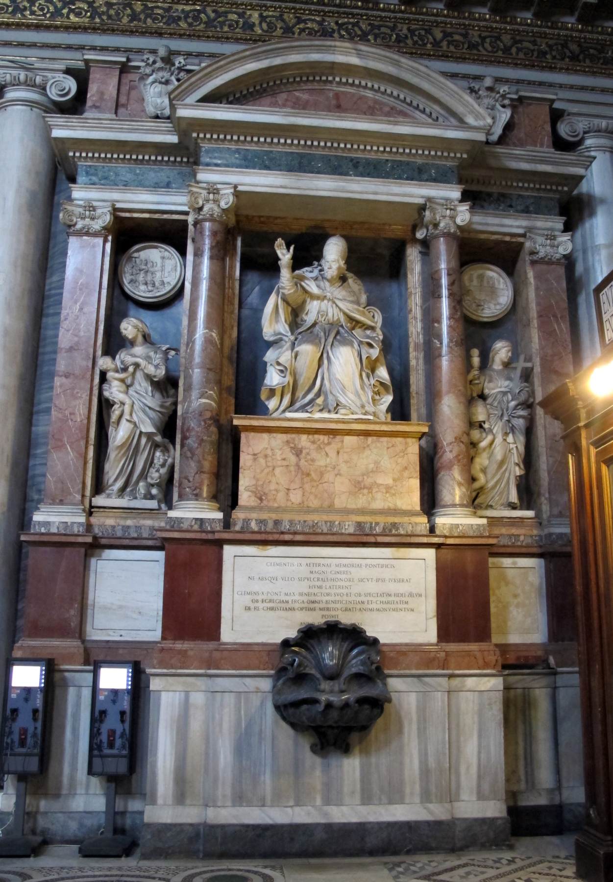 Tomb of Clement IX by GUIDI, Domenico