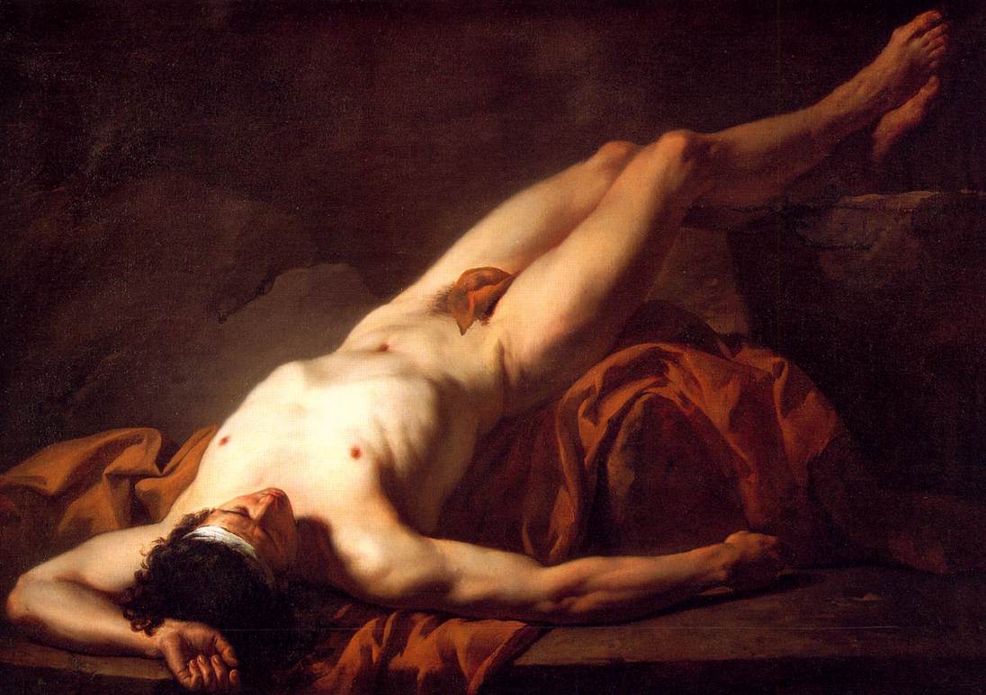 Hector by DAVID, Jacques-Louis