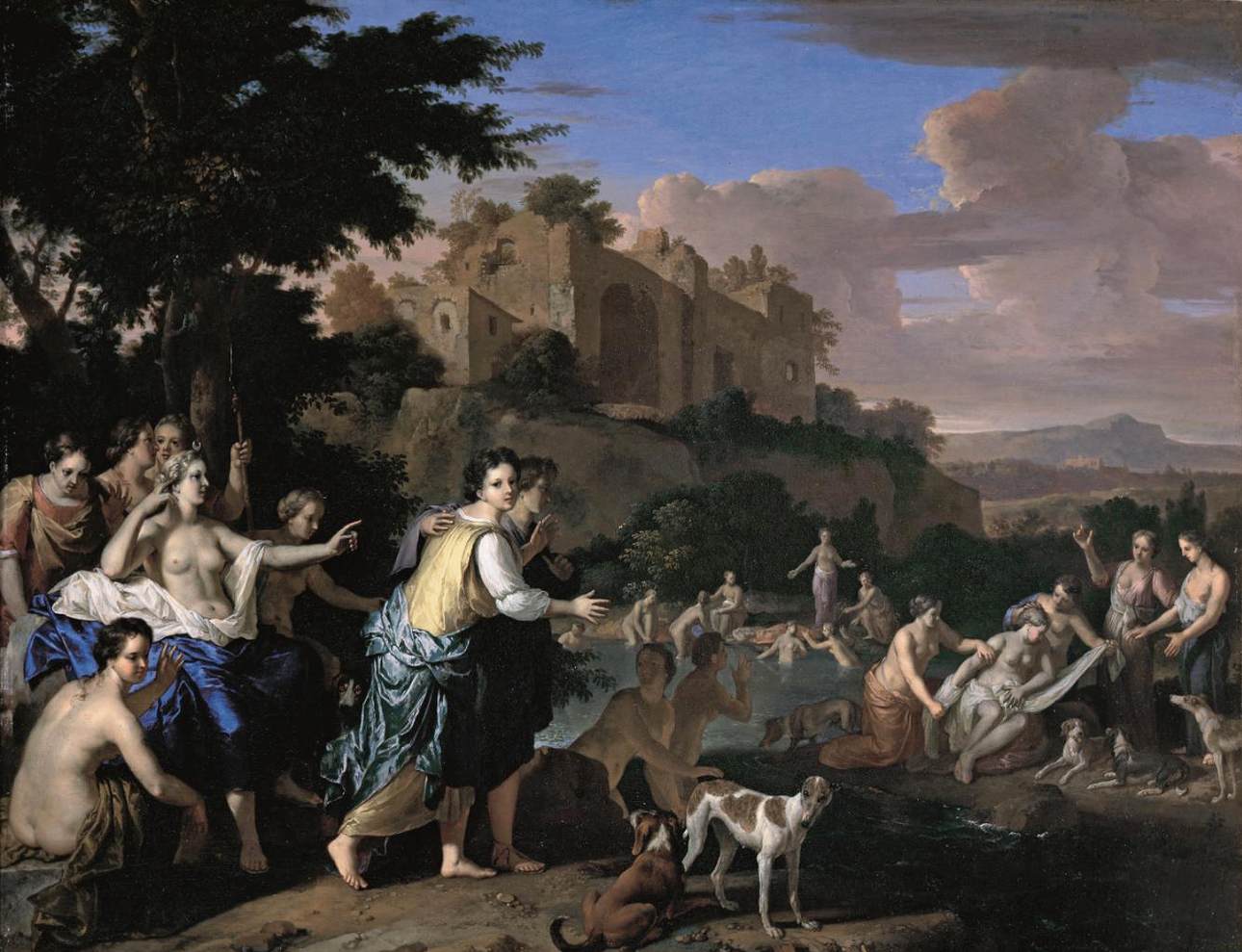 Diana and Callisto by HOET, Gerard I