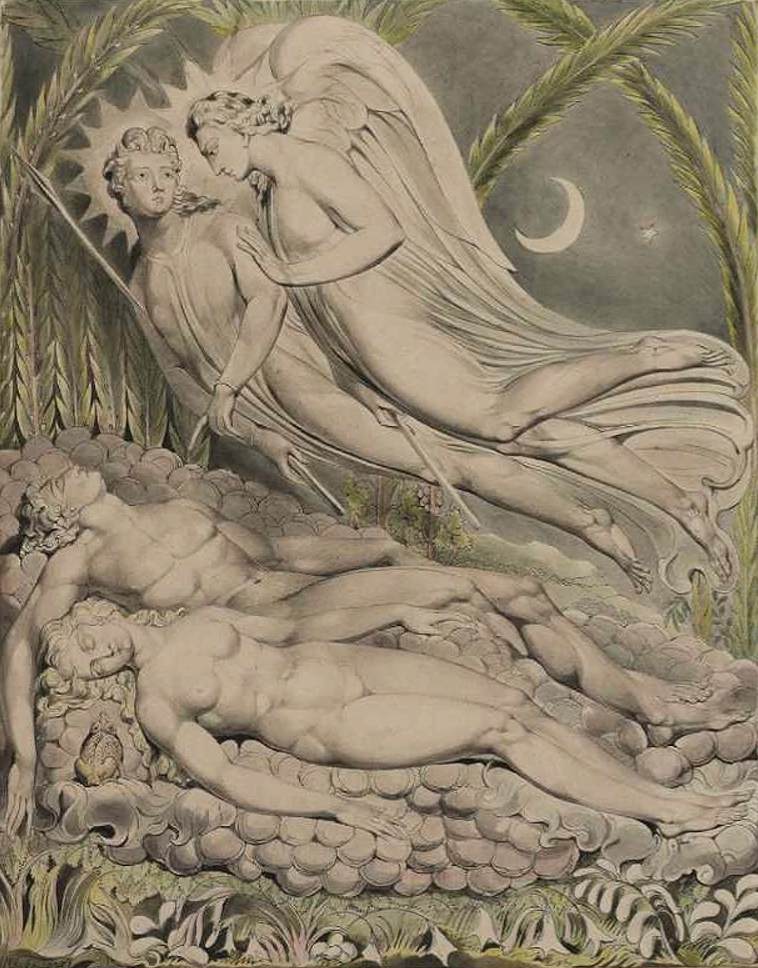 Adam and Eve Sleeping by