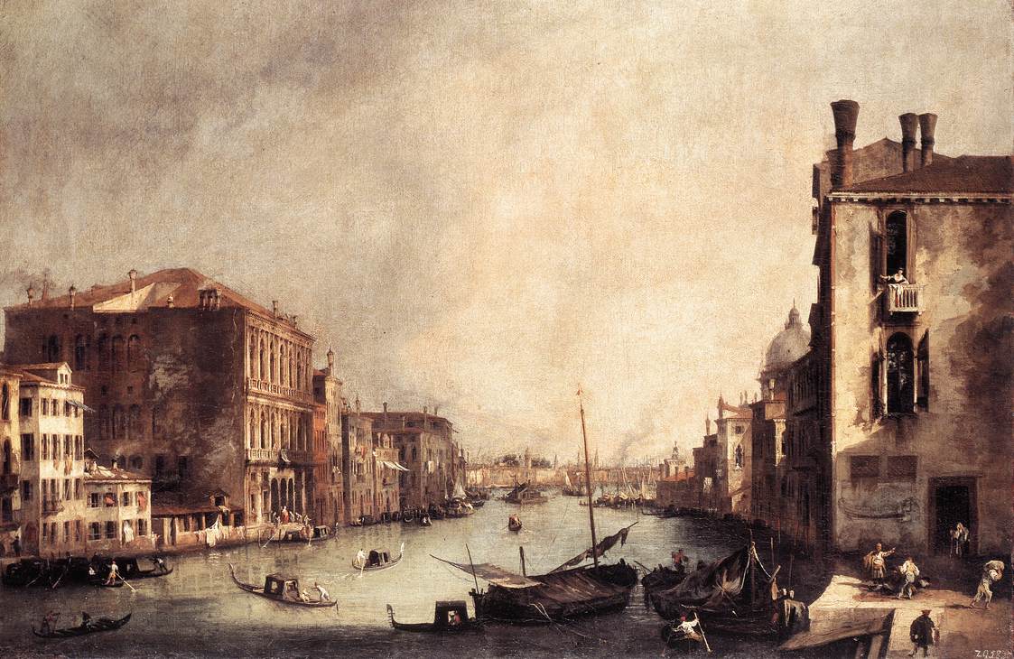 Rio dei Mendicanti: Looking South by CANALETTO