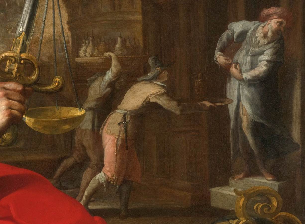 Allegory of Justice (detail) by