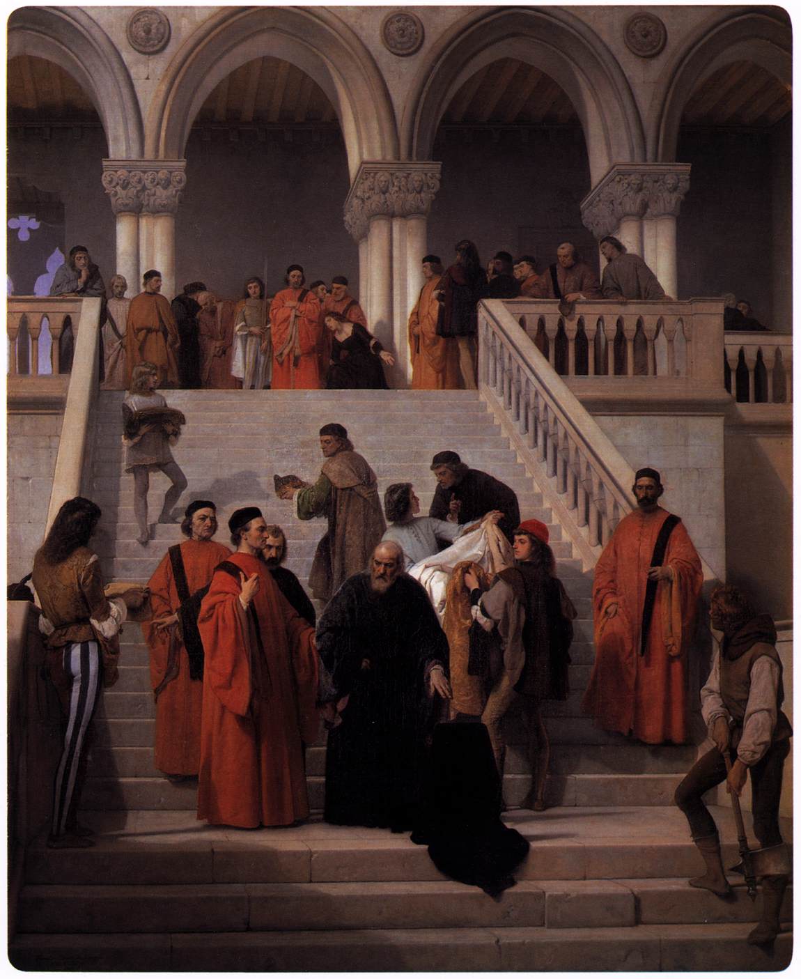 The Last Moments of Doge Marin Faliero by HAYEZ, Francesco