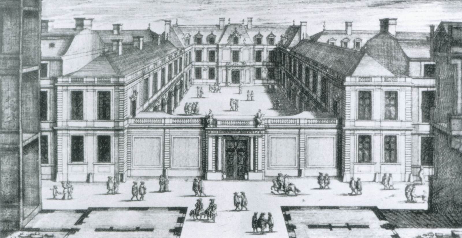 View of the Hôtel de la Vrillière by MANSART, François