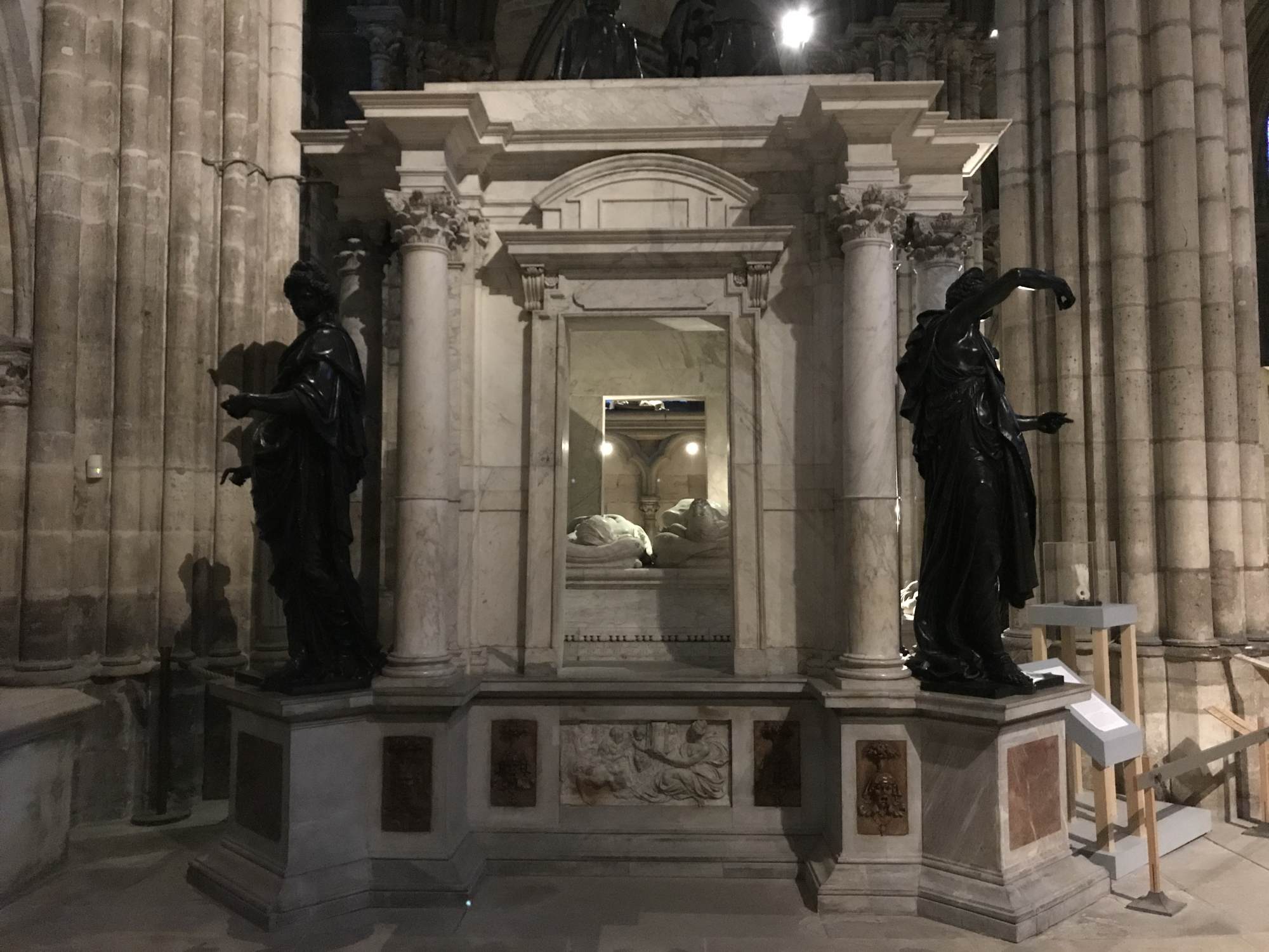 Monument to Henri II and Catherine de' Medici (detail) by