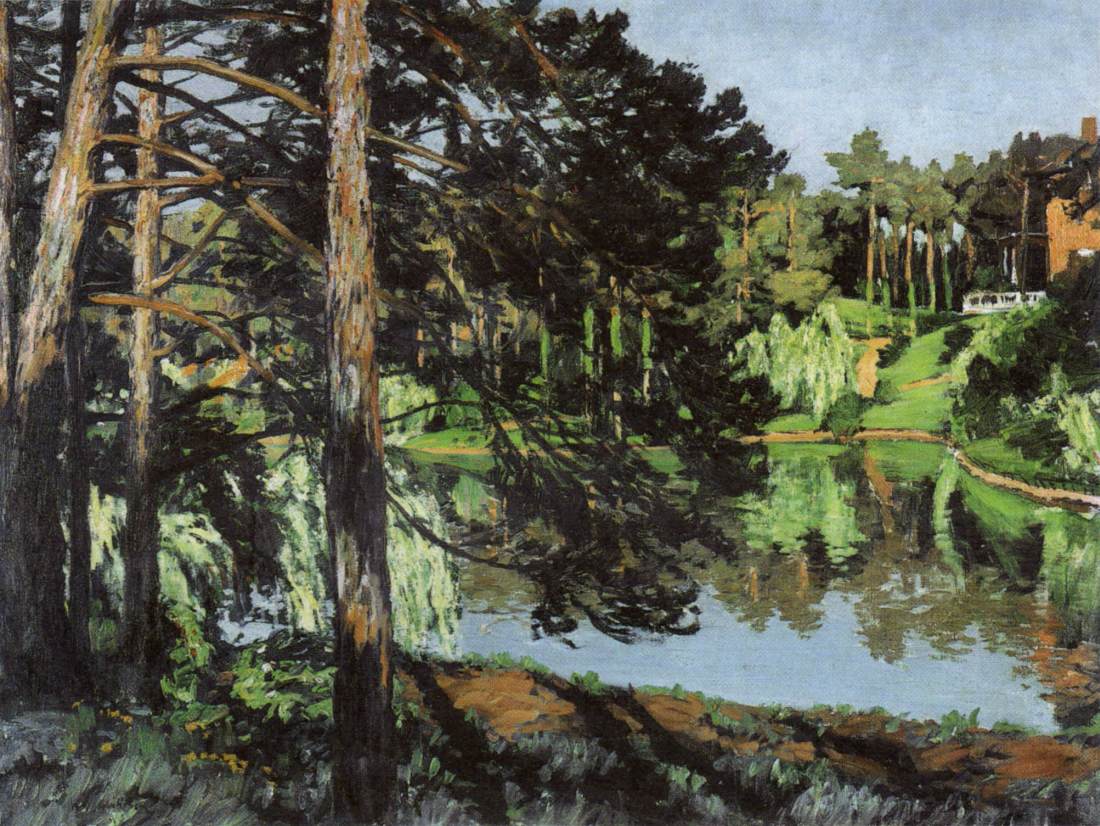 A view of Grunewald by LEISTIKOW, Walter