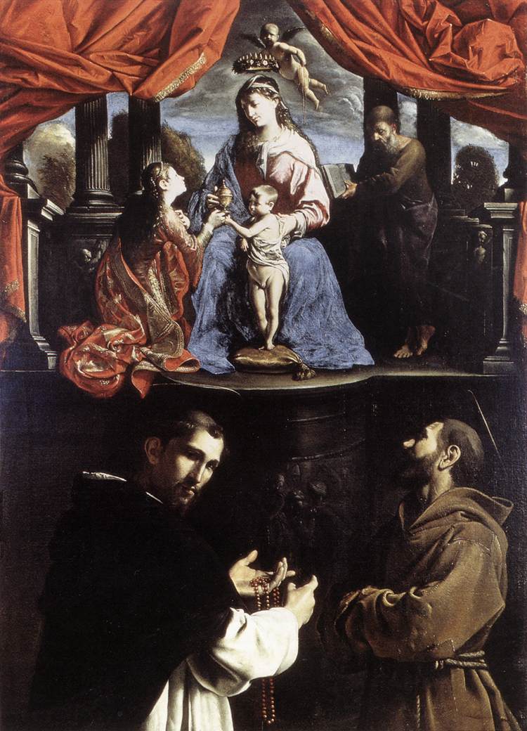 The Mystic Marriage of St Catherine of Alexandria by PAOLINI, Pietro