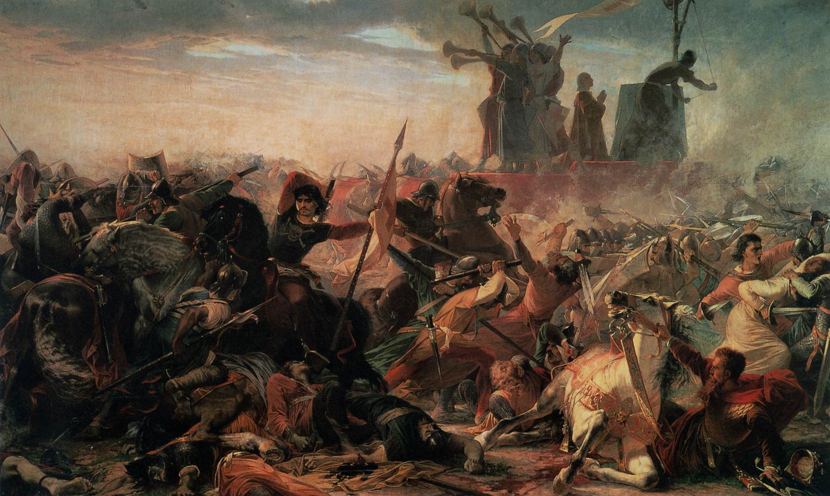 The Battle of Legnano by CASSIOLI, Amos