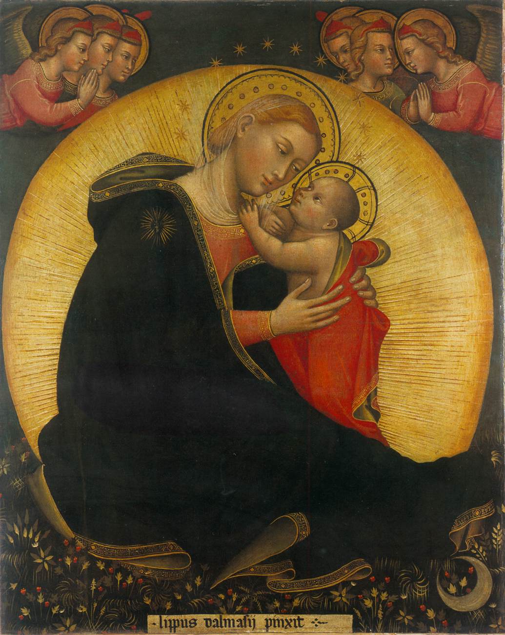 Madonna of Humility by LIPPO DI DALMASIO