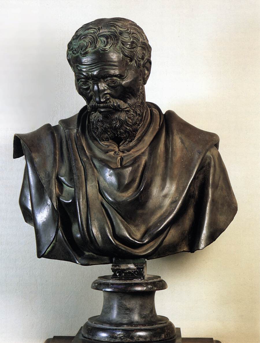 Bust of Michelangelo by DANIELE da Volterra