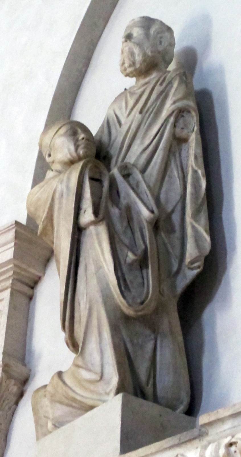 Tomb of Cardinal de Braye (detail) by ARNOLFO DI CAMBIO