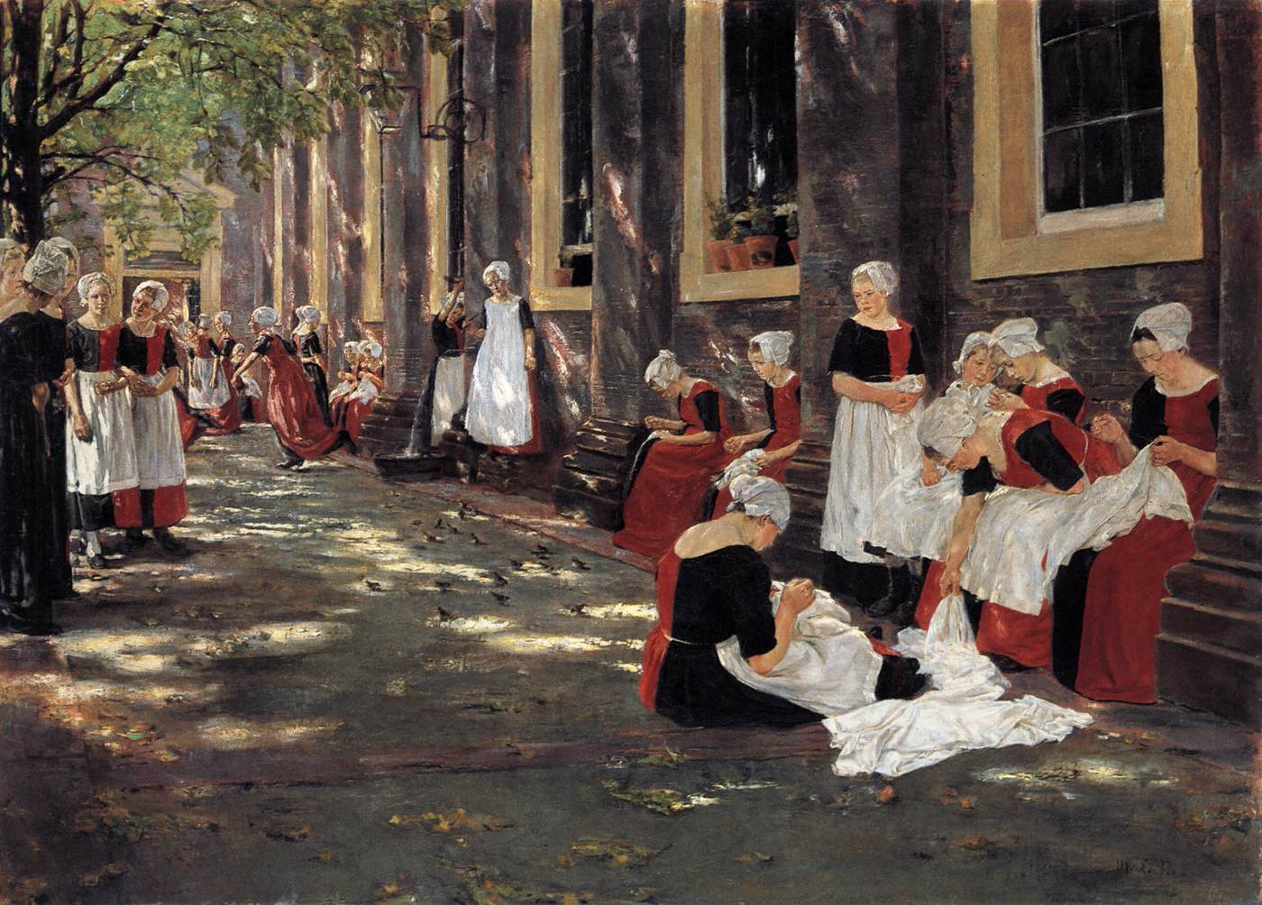 The Orphanage at Amsterdam by LIEBERMANN, Max