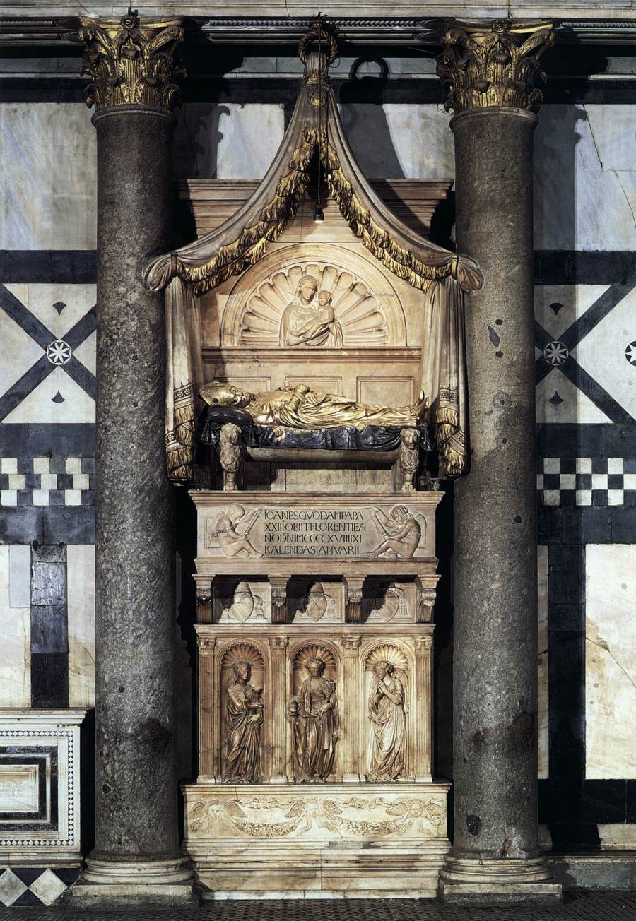 Funeral Monument to the Anti-pope John XXIII by MICHELOZZO DI BARTOLOMEO