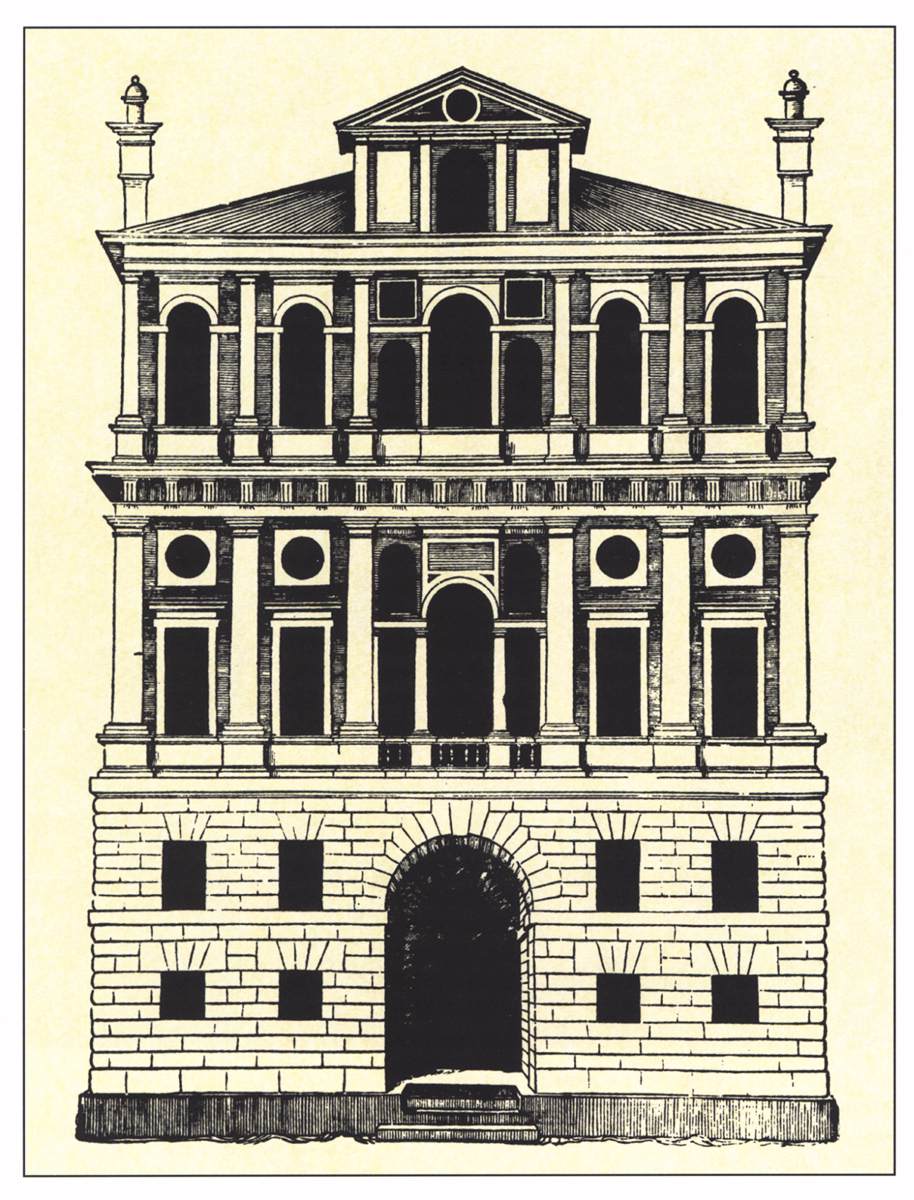 Façade of a Venetian palazzo by SERLIO, Sebastiano