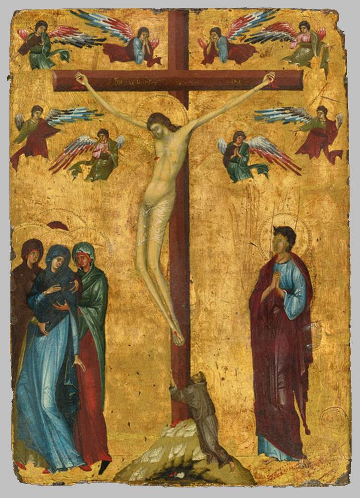 The Crucifixion with St Francis by