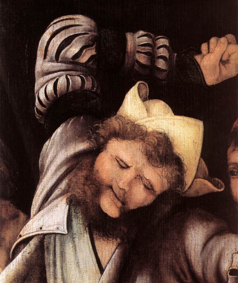 The Mocking of Christ (detail) by