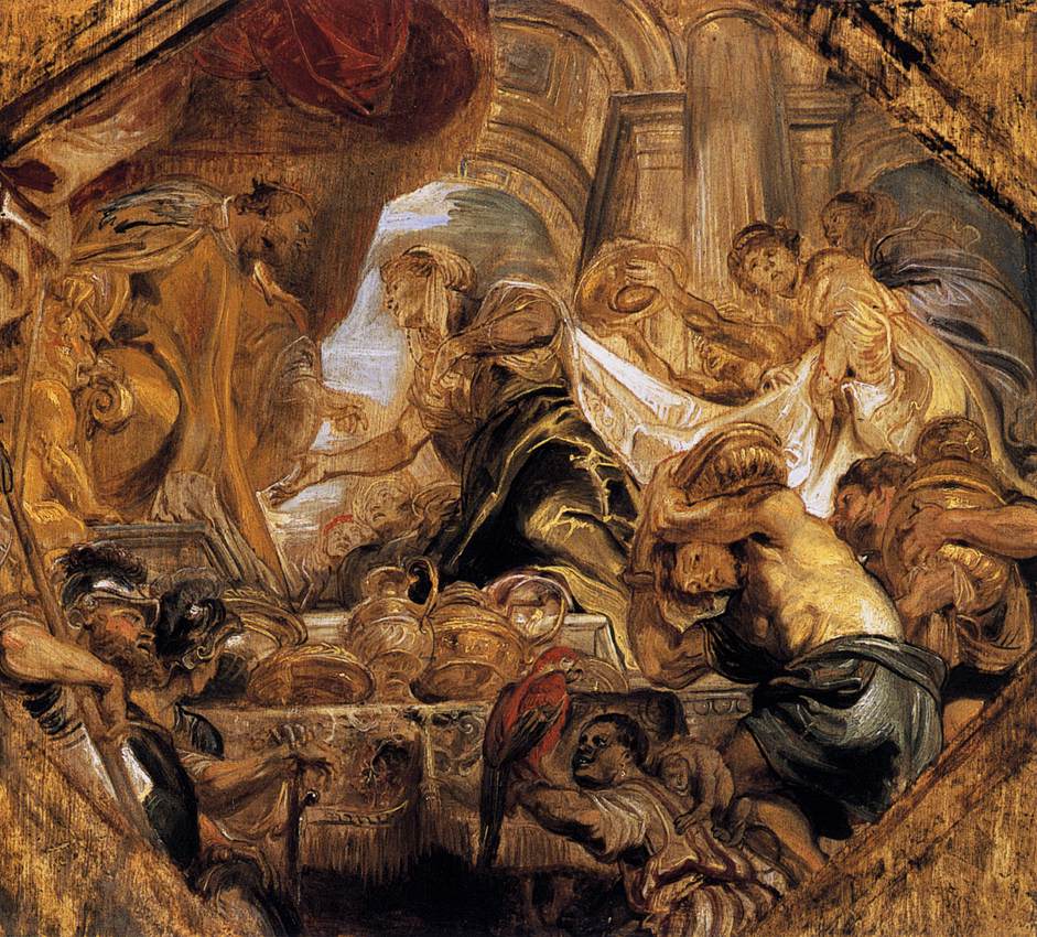 King Solomon and the Queen of Sheba by RUBENS, Peter Paul