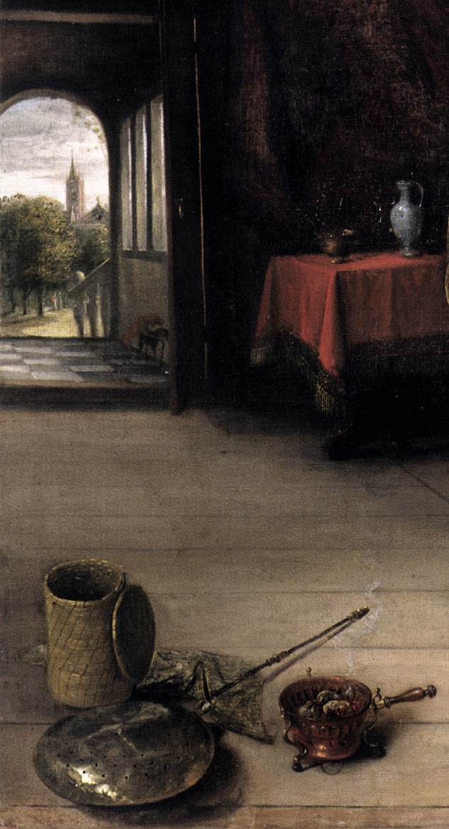 The Lovesick Maiden (detail) by STEEN, Jan