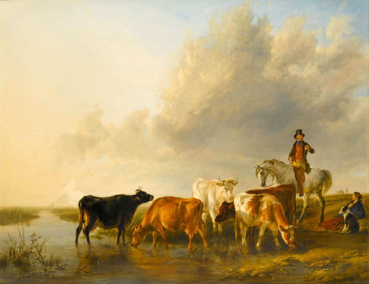 Summer Evening by COOPER, Thomas Sidney