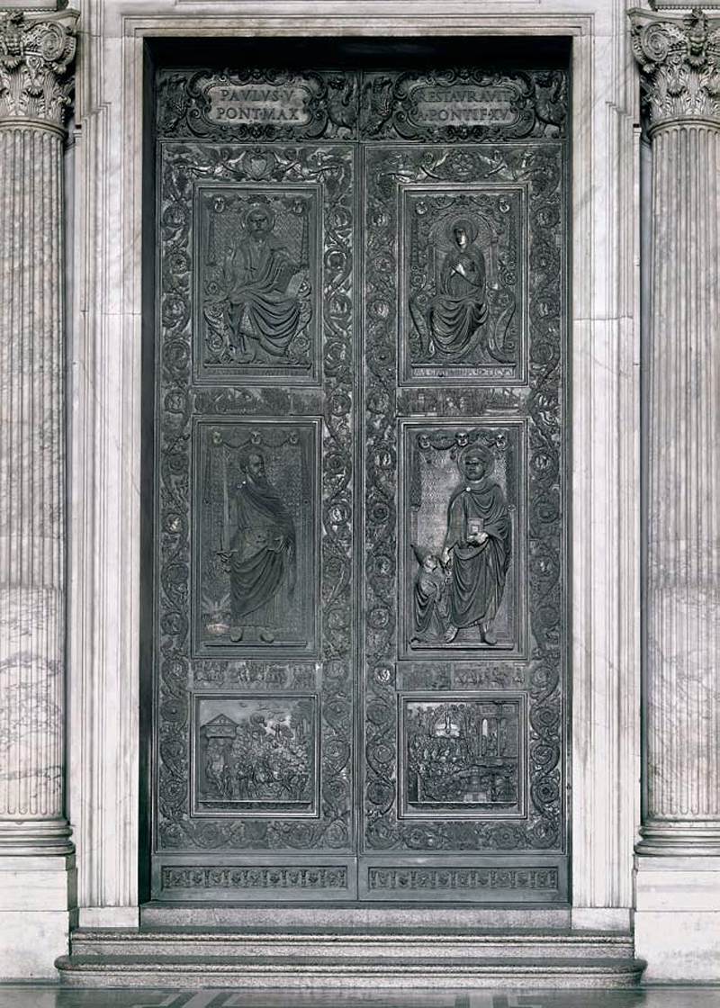 Bronze door by FILARETE