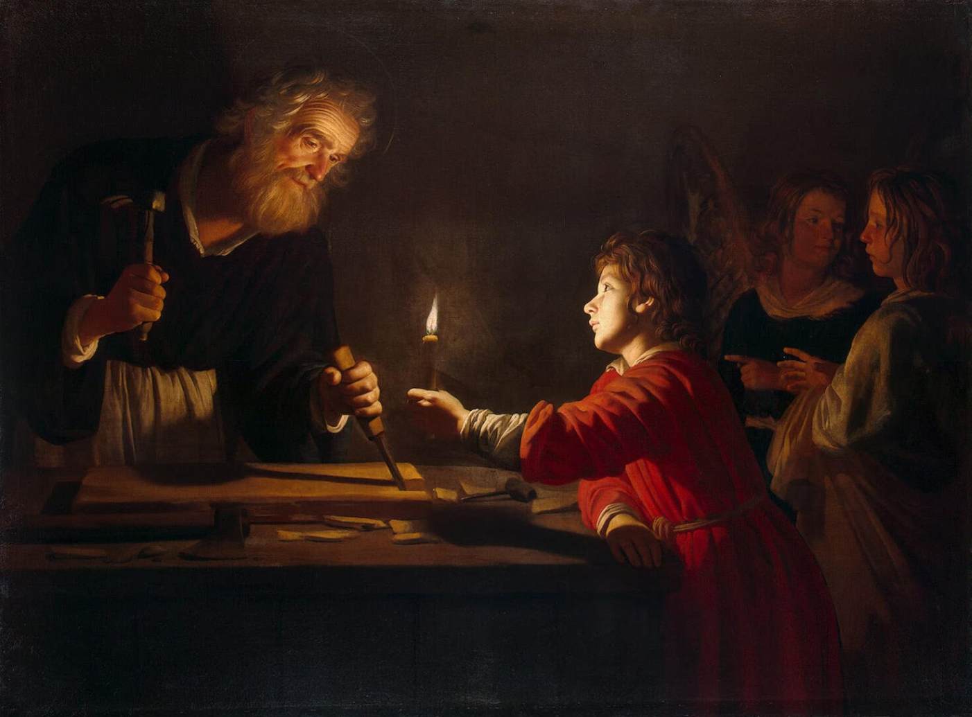 Childhood of Christ by HONTHORST, Gerrit van