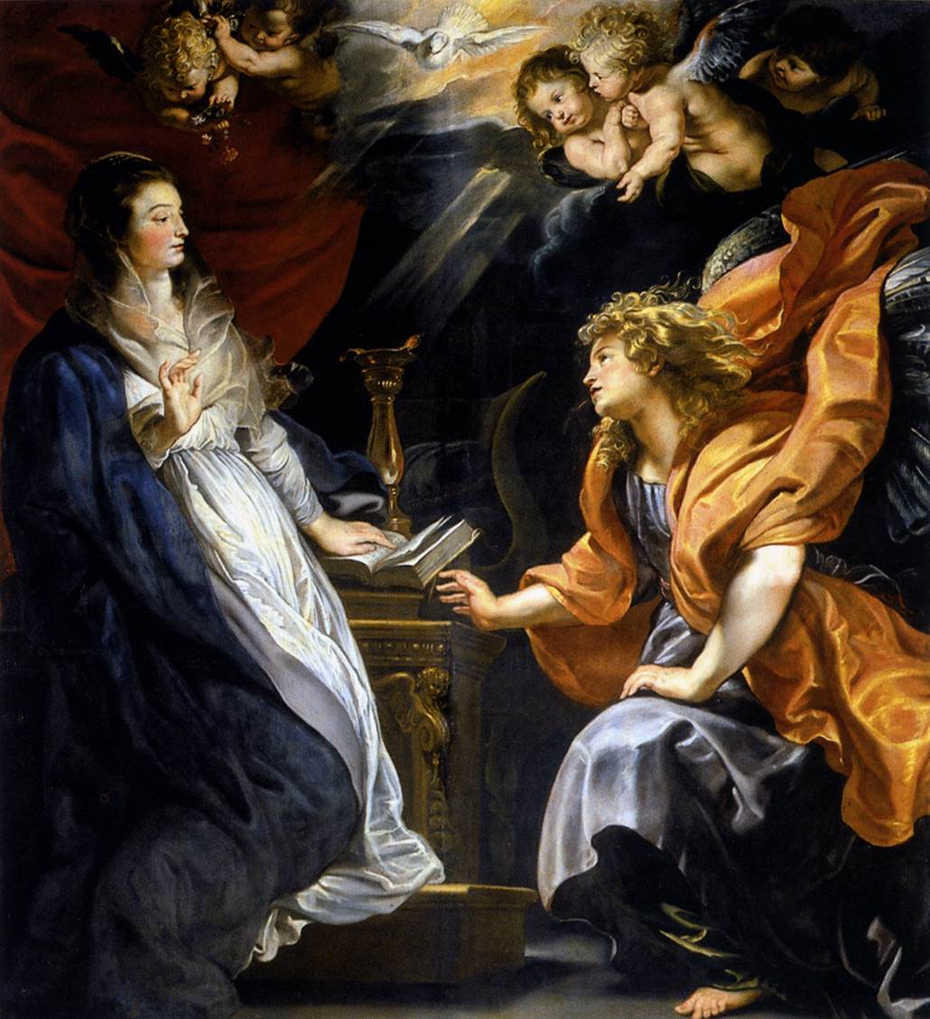 Annunciation by RUBENS, Peter Paul