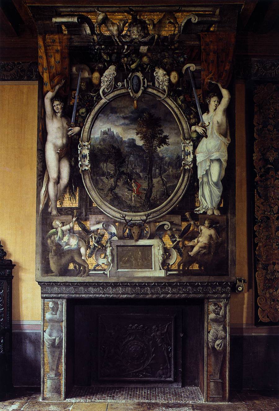 Chimney breast by ABBATE, Niccolò dell'