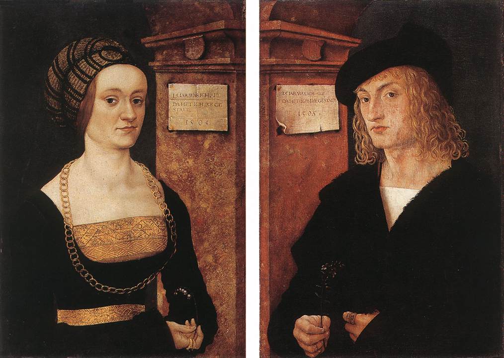 Barbara and Hans Schellenberger by BURGKMAIR, Hans