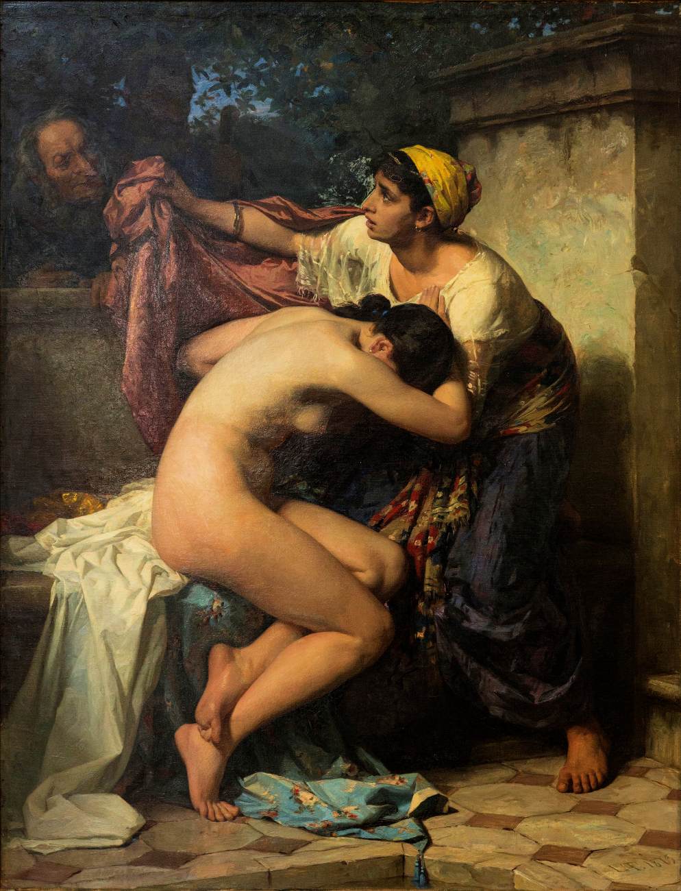 Susanna and the Elders by TUXEN, Laurits Regner