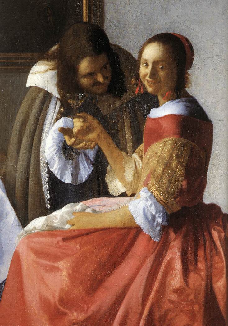 A Lady and Two Gentlemen (detail) by