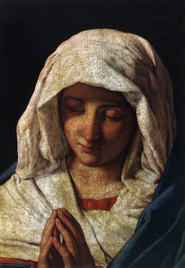 Madonna at Prayer by SASSOFERRATO