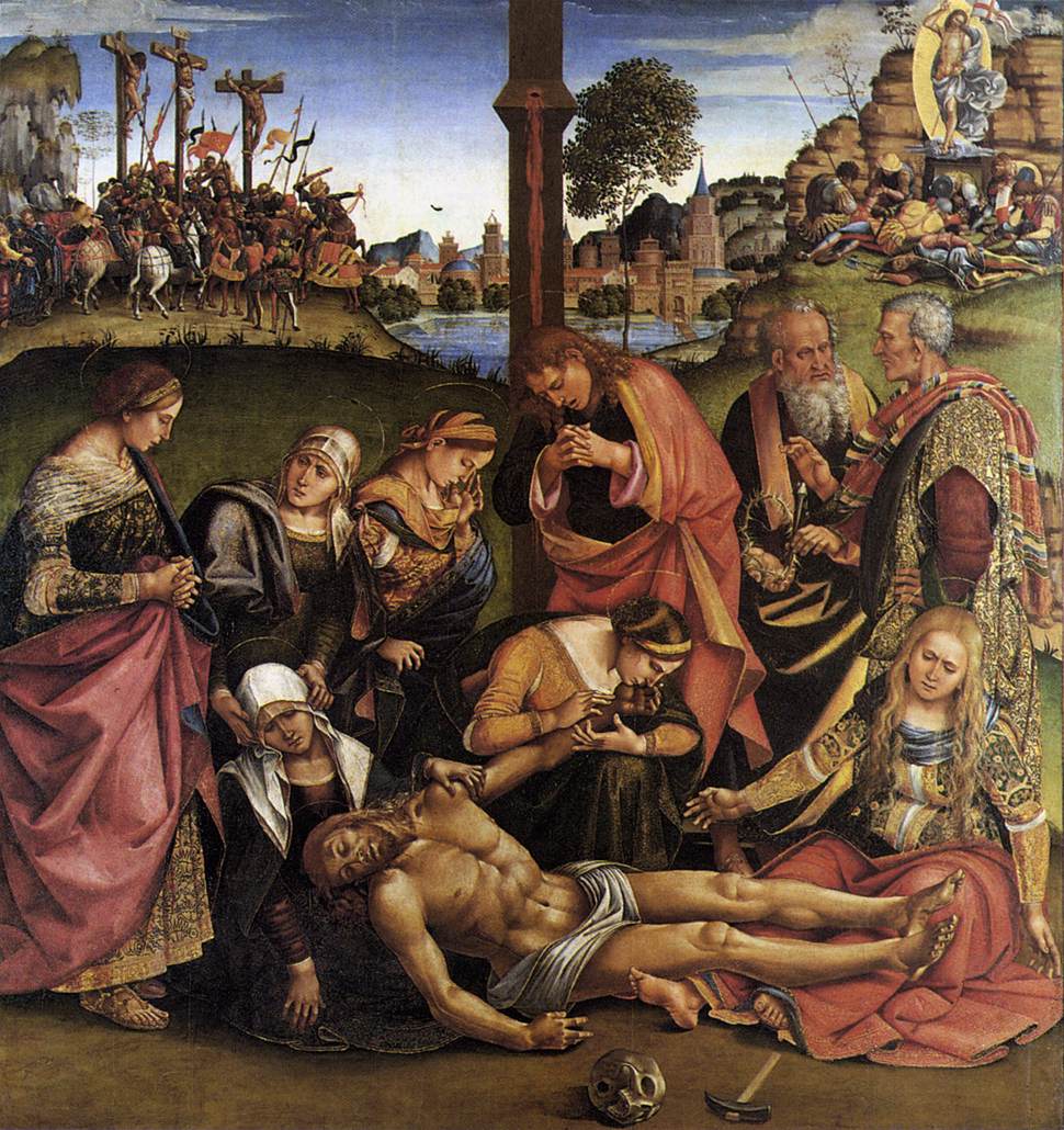 Lamentation over the Dead Christ by