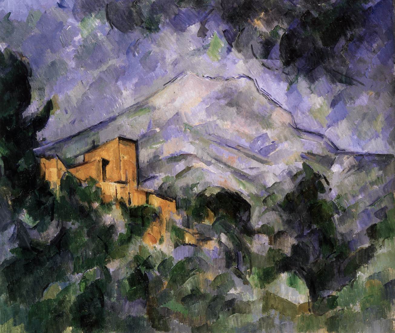 Mont Sainte-Victoire and Château Noir by CÉZANNE, Paul